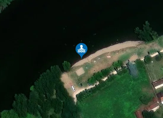 Satellite image of PLAGE DU BAC DE SORS (ALLES)