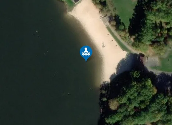 Satellite image of PLAN D'EAU DE ROUFFIAC