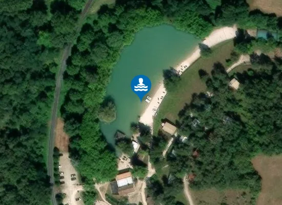 Satellite image of LAC DU MOULIN DE SURIER