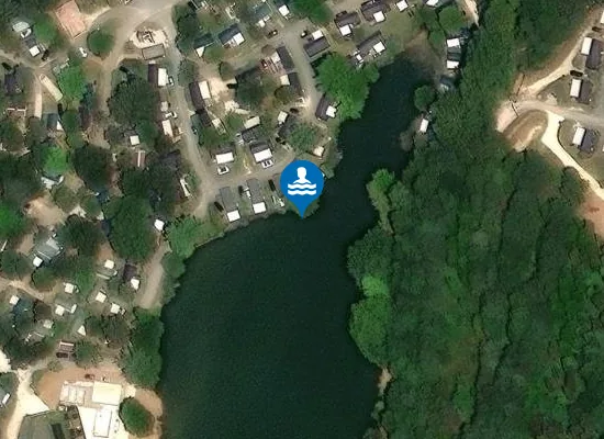 Satellite image of CAMPING LE MOULINAL