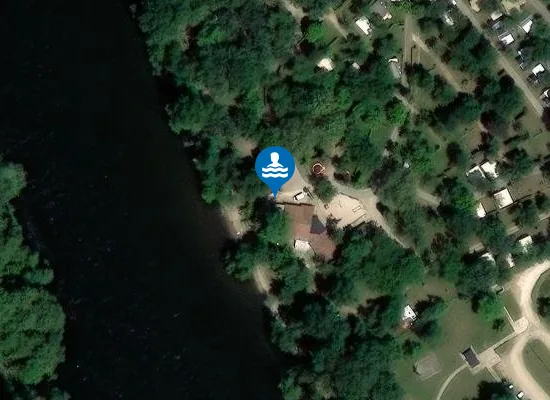 Satellite image of DORDOGNE CAMP. LE ROCHER DE LA CAVE