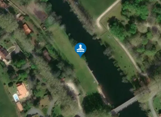 Satellite image of CAMPING MUNICIPAL DE LISLE