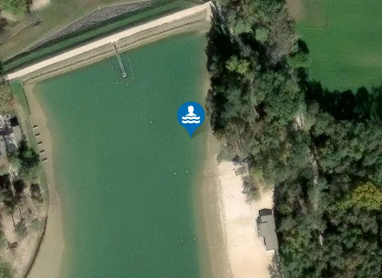 Satellite image of ETANG DE NEUF FONT (GRDE PLAGE)