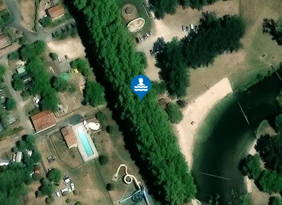 Satellite image of CAMPING MUNICIPAL DE ST AULAYE
