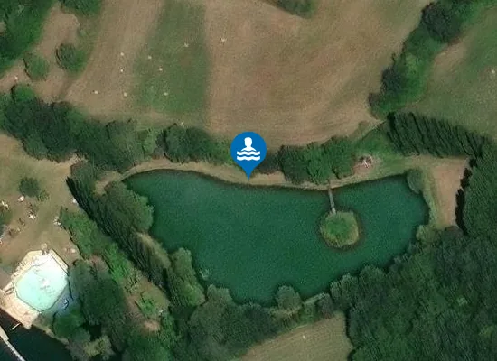 Satellite image of ETANGS DU BOS