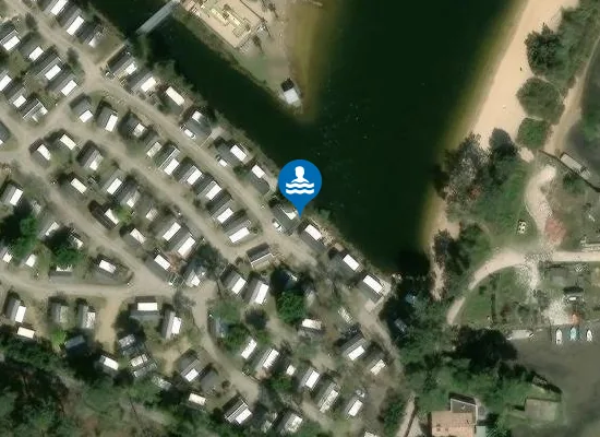 Satellite image of CAMPING LES VIVIERS
