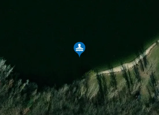 Satellite image of KOUPALIŠTĚ VE VOLNÉ PŘÍRODĚ HOSTIVAŘ