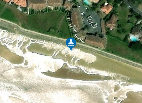 Satellite image of PLAGE DU COURANT