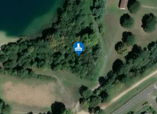 Satellite image of LAC D'ARJUZANX