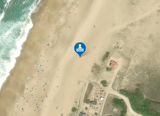 Satellite image of PLAGE D'ONDRES