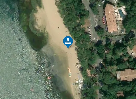 Satellite image of PLAGE DU REY (LAC MARIN)