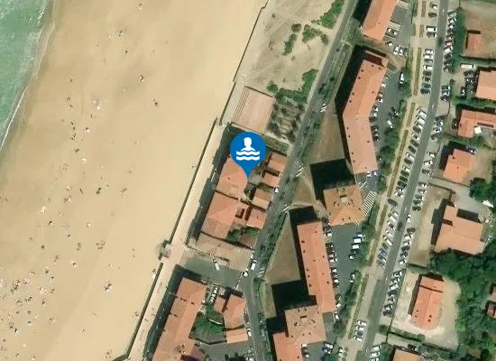 Satellite image of PLAGE CENTRALE - SUD
