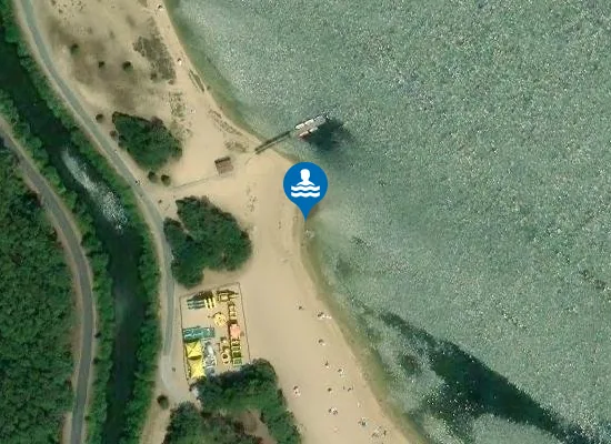 Satellite image of LA SAUVAGINE (LAC MARIN)