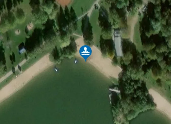 Satellite image of JEZERO PODĚBRADY