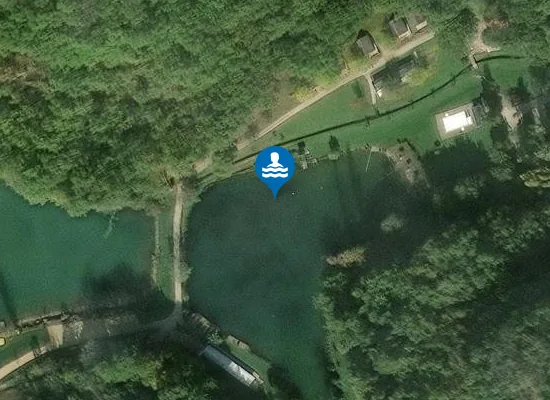 Satellite image of CAMPING PRIVE VALLON DE GERBAL