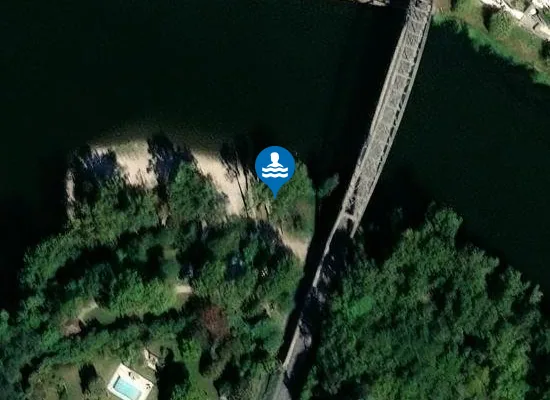 Satellite image of PLAGE DE CASTELMORON LOT