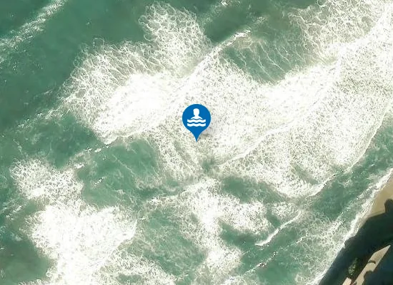 Satellite image of GRANDE PLAGE NORD (PALAIS)