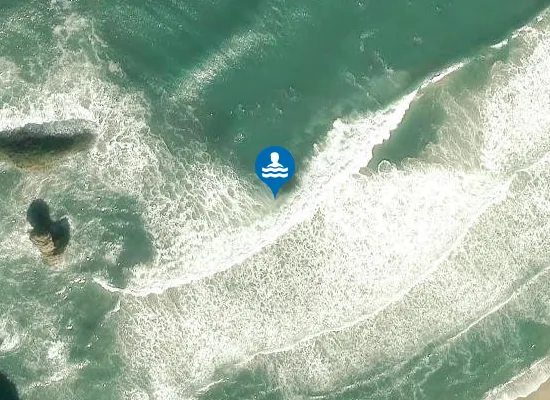 Satellite image of GRANDE PLAGE SUD (CASINO)