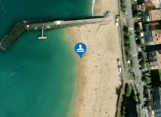 Satellite image of GRANDE PLAGE NORD-CALE AUX CHEVAUX