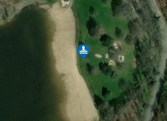 Satellite image of PLAN D'EAU MASSERET-LAMONGERIE