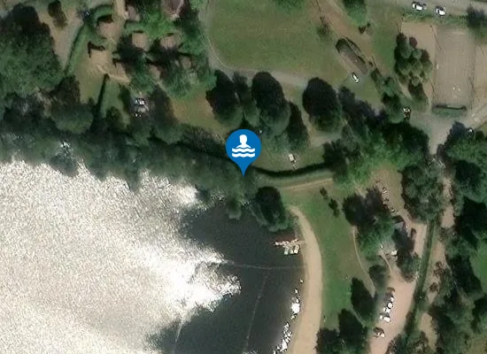 Satellite image of PLAN D'EAU DE LA ROUSSILLE