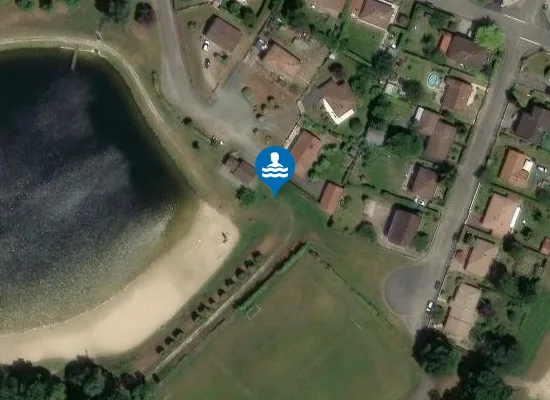 Satellite image of PLAN D'EAU DE COGNAC-LA-FORET