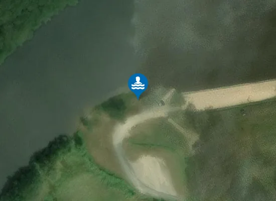 Satellite image of LA MAULDE