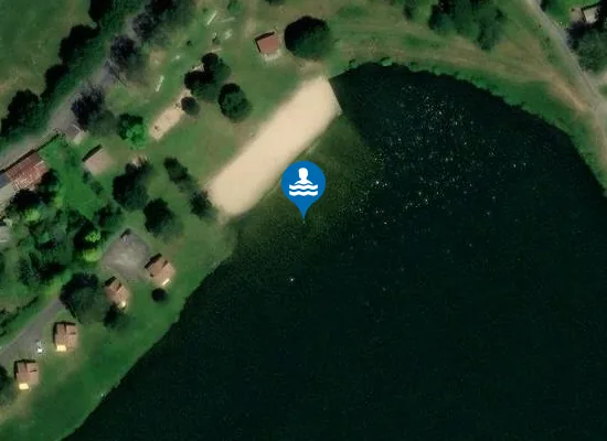 Satellite image of PLAN D'EAU DE SUSSAC