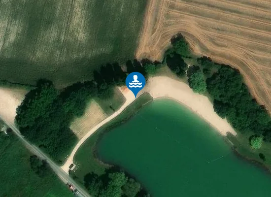 Satellite image of BAIGNADE DE POINT FOLLE