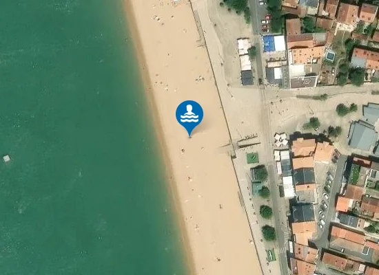 Satellite image of PLAGE OUEST