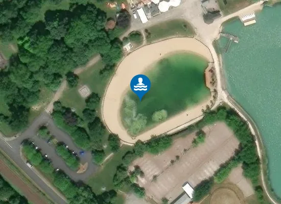 Satellite image of BAIGNADE PRES DES ROCHES