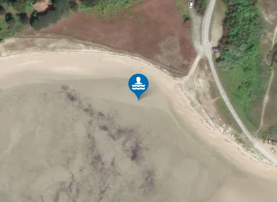 Satellite image of PLAGE DU GROUIN