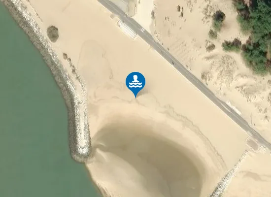 Satellite image of PLAGE DE LA PALMYRE