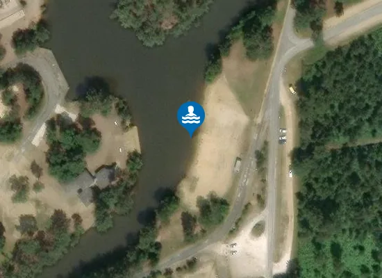 Satellite image of BAIGNADE LAC BARON DESQUEYROUX