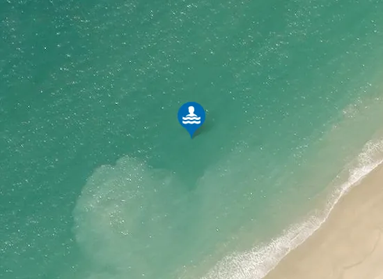 Satellite image of PLAGE DE COUNY