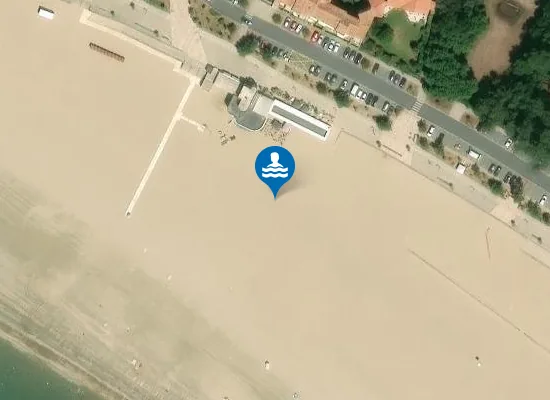 Satellite image of PLAGE DE LA CONCHE NORD