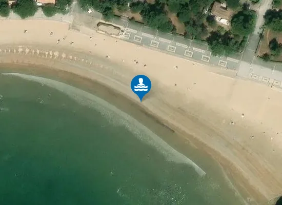 Satellite image of PLAGE DE NAUZAN
