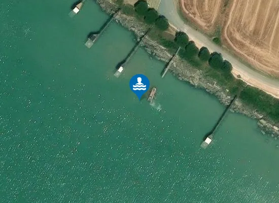 Satellite image of PLAGE SUD