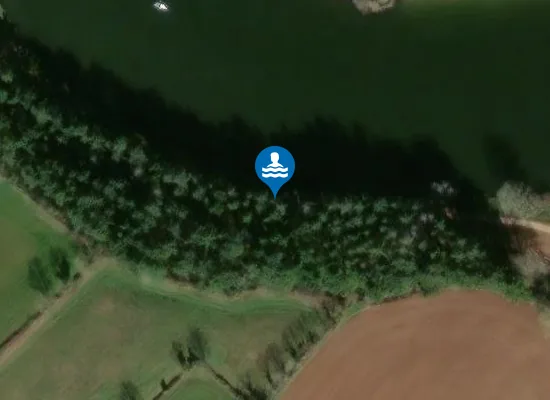 Satellite image of PLAN D'EAU DE CHERVEUX