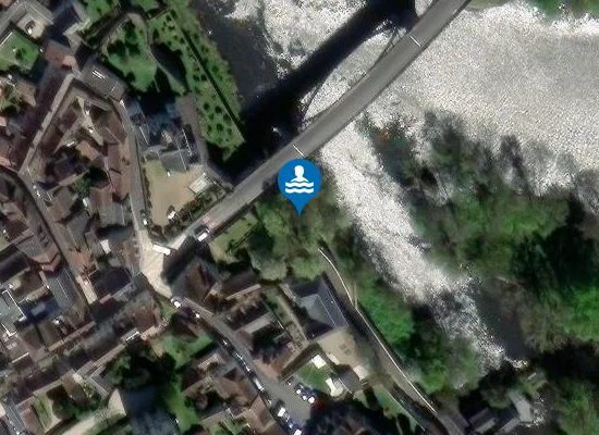 Satellite image of LA ROCHE-POSAY (BAIGNADE SUR LA CREUSE)