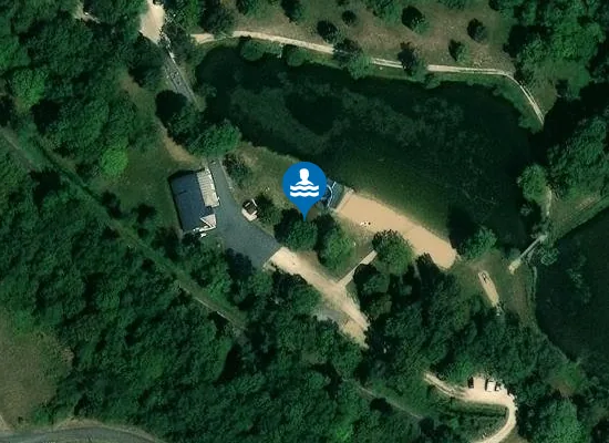 Satellite image of ST MACOUX - PLAN D'EAU COMMUNAL DU MARAIS