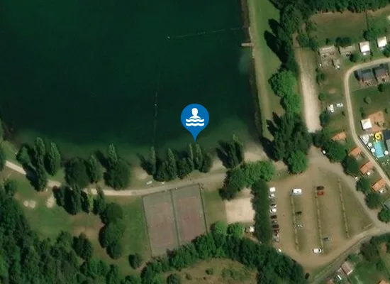 Satellite image of LAC DES FERRIERES