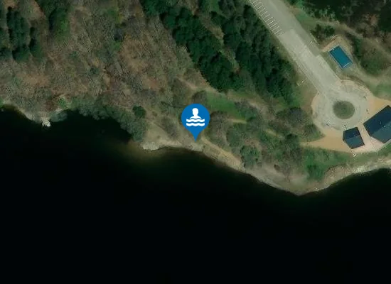 Satellite image of PLAN D'EAU DE LAPRADE BASSE