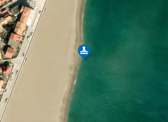 Satellite image of LEUCATE-PLAGE