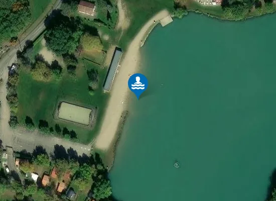 Satellite image of LAC DE FONTCLAIRE