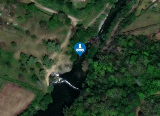 Satellite image of LA FABREGUE