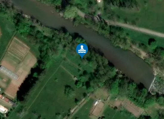 Satellite image of LE PLAN D'EAU DU LUECH