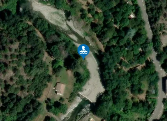 Satellite image of LES GORGES DE CAPOU