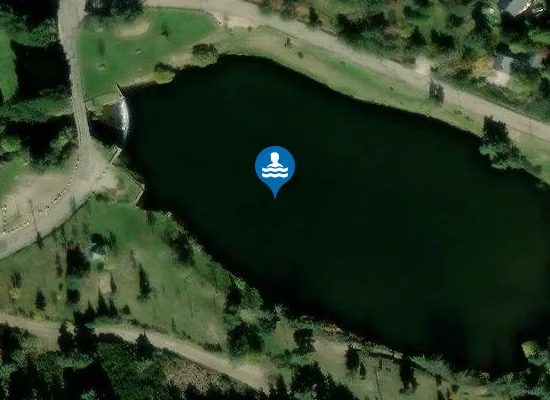 Satellite image of LE LAC DU DEVOIS