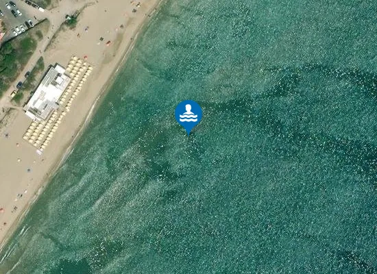 Satellite image of PLAGE NATURISTE